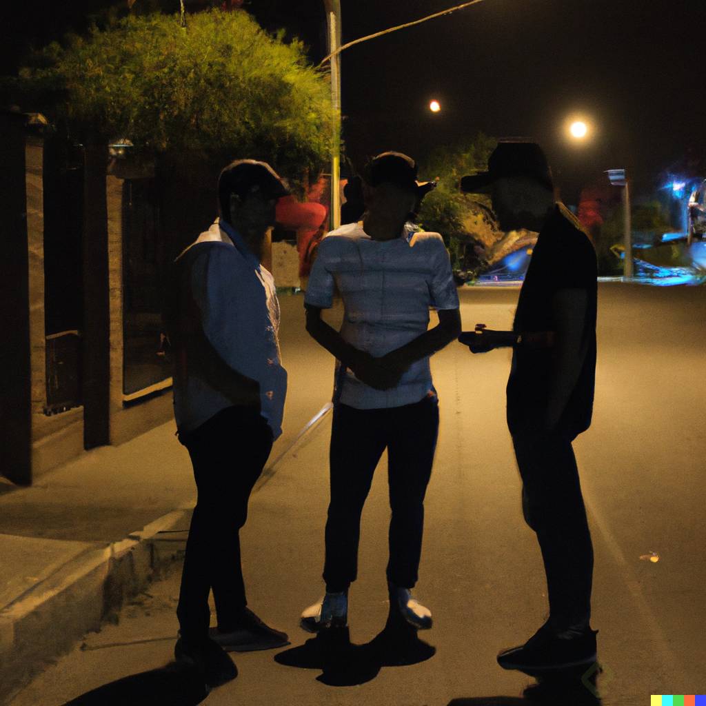 DALL·E 2023-02-14 11.14.54 - plano general calle noche 4k oscura amigos conversan.png