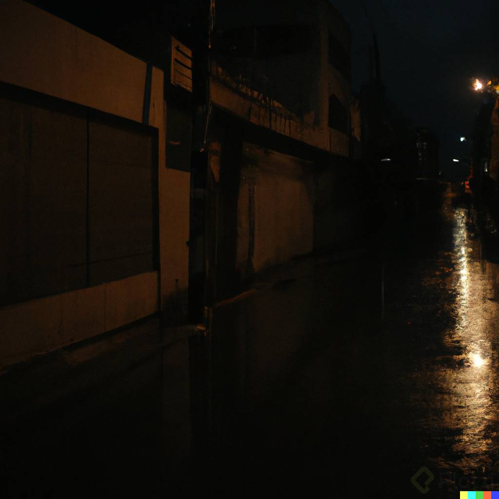 DALLÂ·E 2023-03-15 20.57.19 - a 10k foggy rainy street, full moon ,sad, dissppointed, very wide ,very rusty , dark,.png