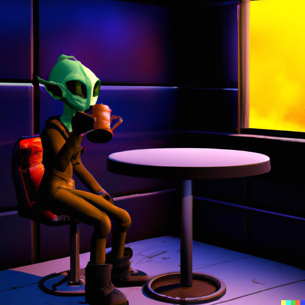 DALL路E 2023-03-25 19.16.56 - fondo anime en 3D con  alien tomando el cafe con un ser humano.png