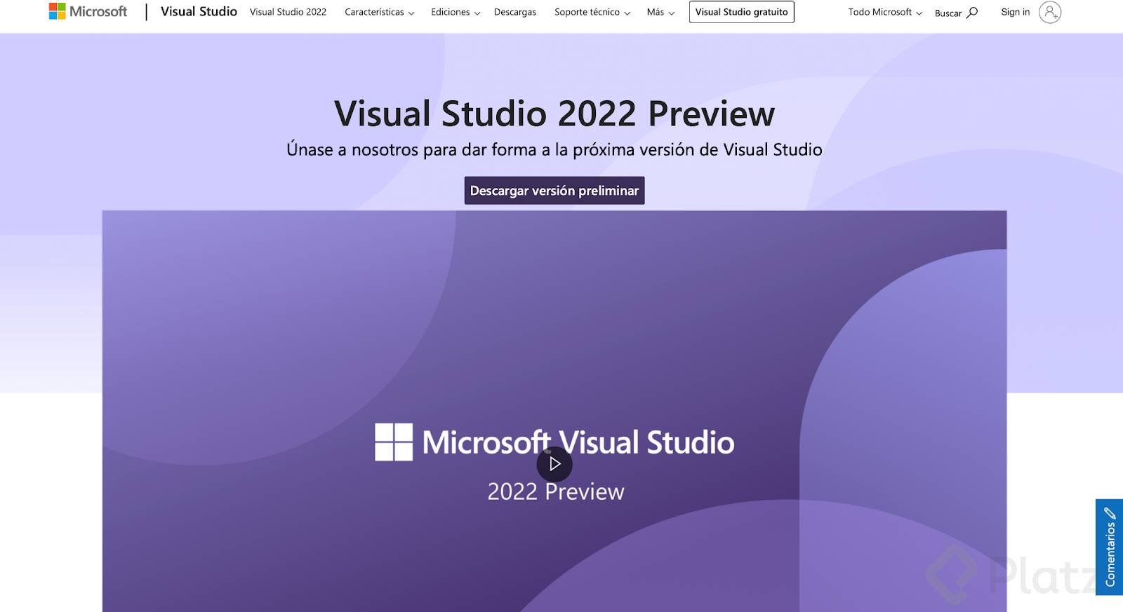Descargar Visual Studio 2022 para Windows