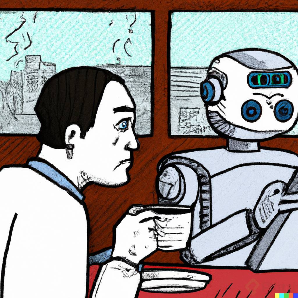 Hombre y robot programando inteligencia artificial.png