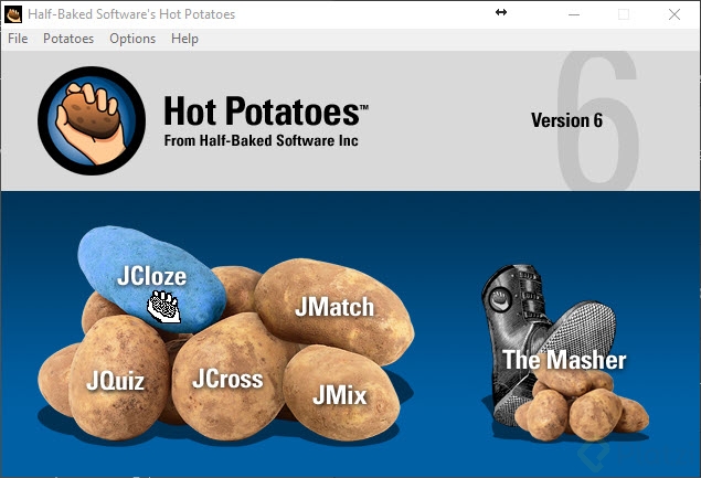HotPotatoesJCloze Selected.jpg