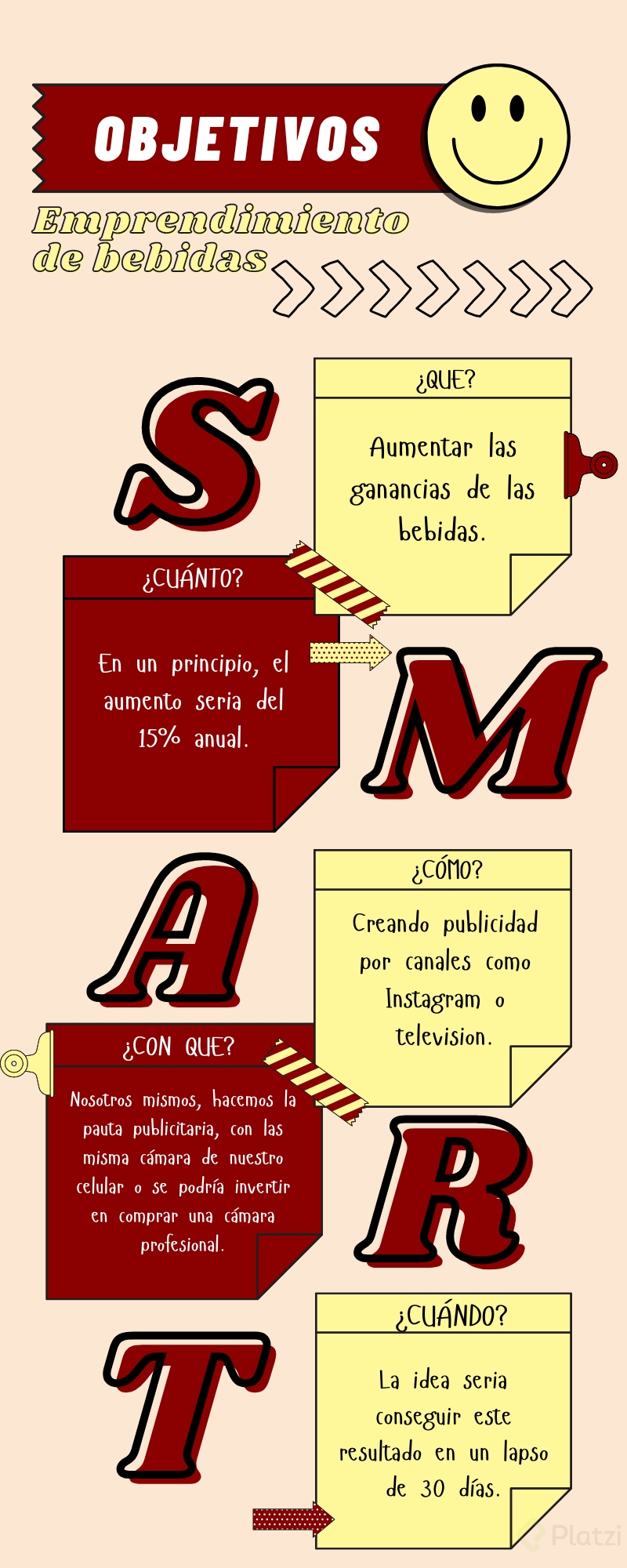 Infografía Motivacional  tips cómo ser feliz ilustrada colorida.png