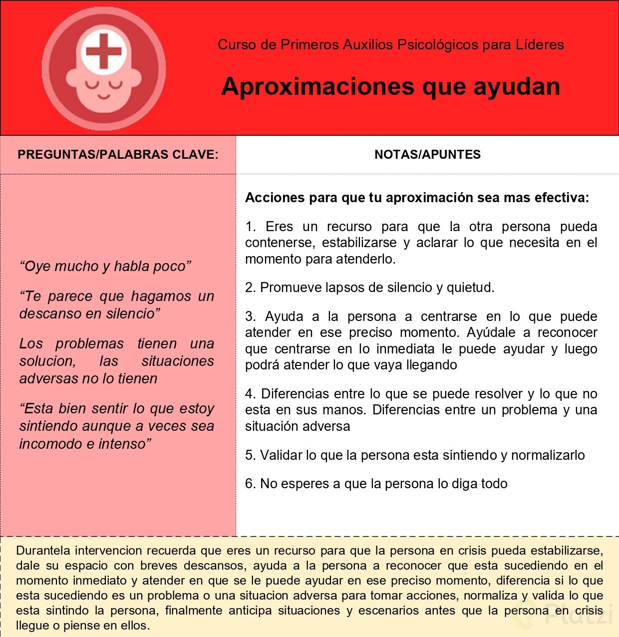 Los 6 primeros auxilios psicológicos: ayudar en situaciones