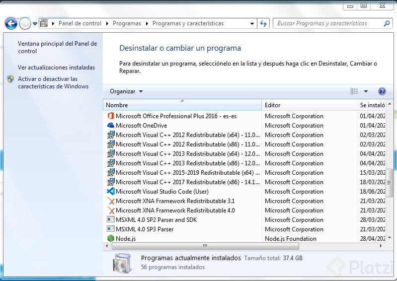 Hola, tengo un error, no me aparece node.js en windows firewall. Ayuda