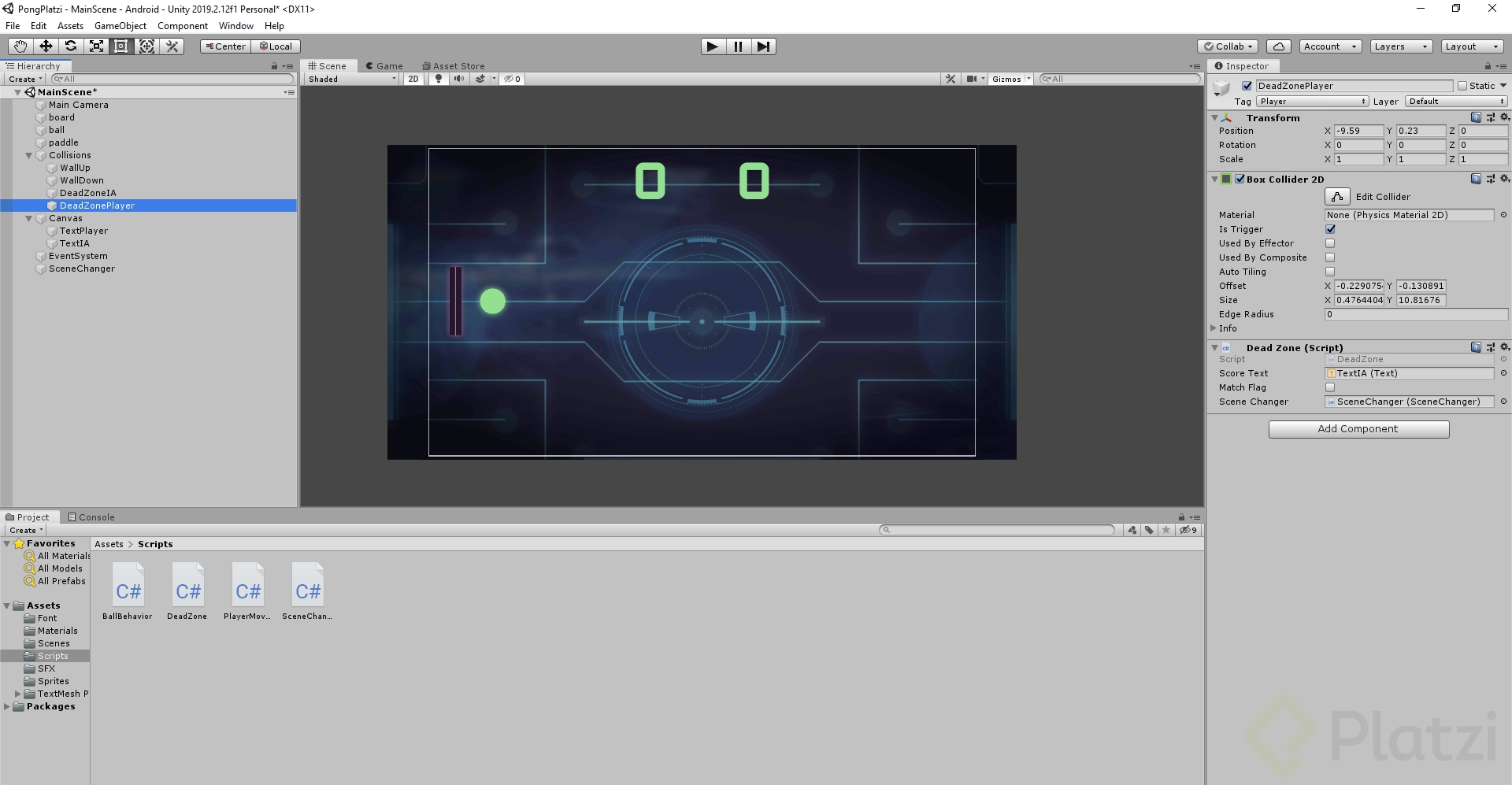 PongPlatzi - MainScene - Android - Unity 2019.2.12f1 Personal DX11 1_12_2019 17_49_23.png