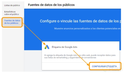 Datos públicos en Google Ads
