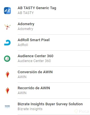 Etiquetas adicionales en Google Tag Manager