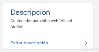 Crear descripción