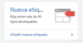 Crear nueva etiqueta en Google Tag Manager