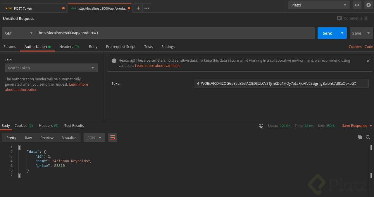 Capa de transformación con API Resources - Platzi