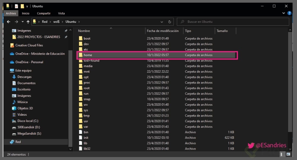 Recreación Inmundo flotante Cómo acceder a los archivos de WSL2 desde el File Explorer de Windows?