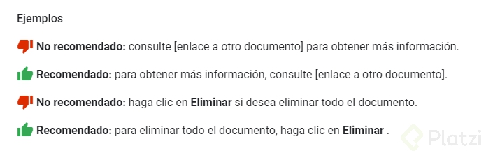 Buenas prácticas Technical Writing