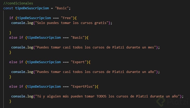 Prueba de JavaScript - Platzi