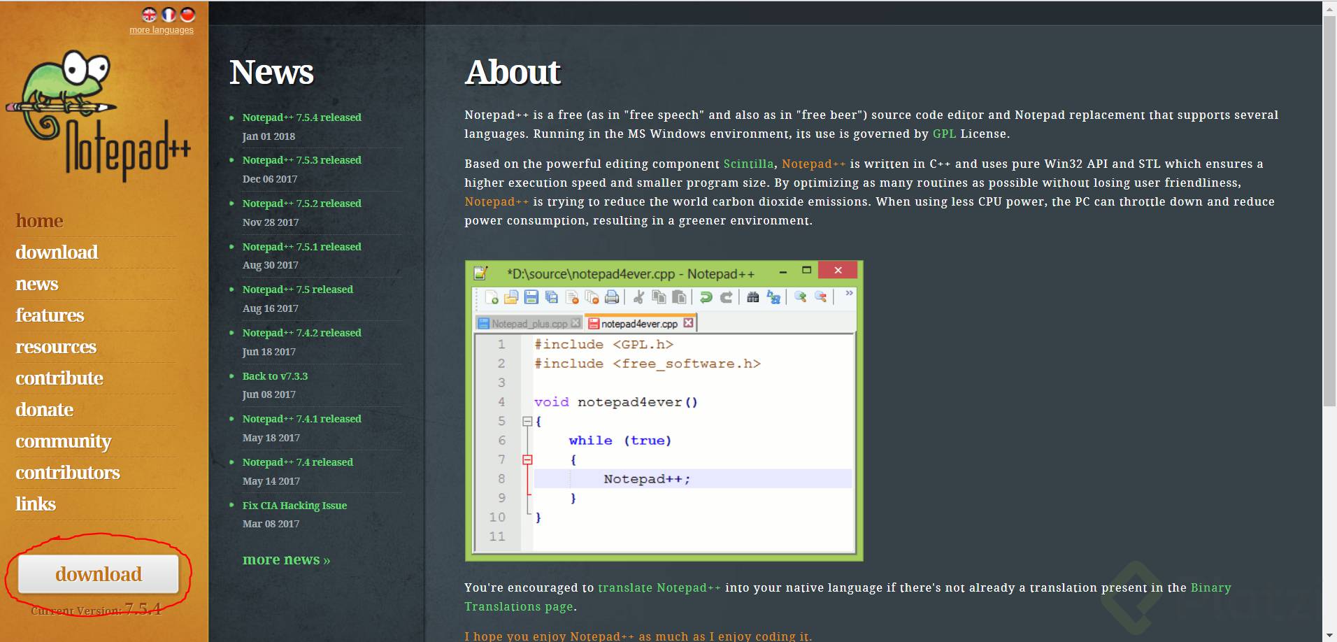 deacarga notepad++.PNG