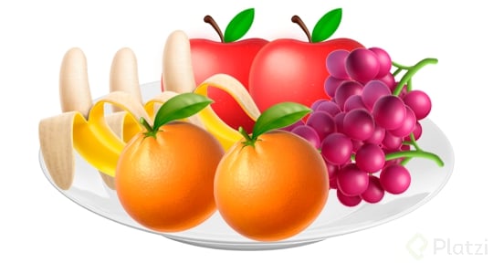Ejemplo: tablas de verdad con ensalada de frutas