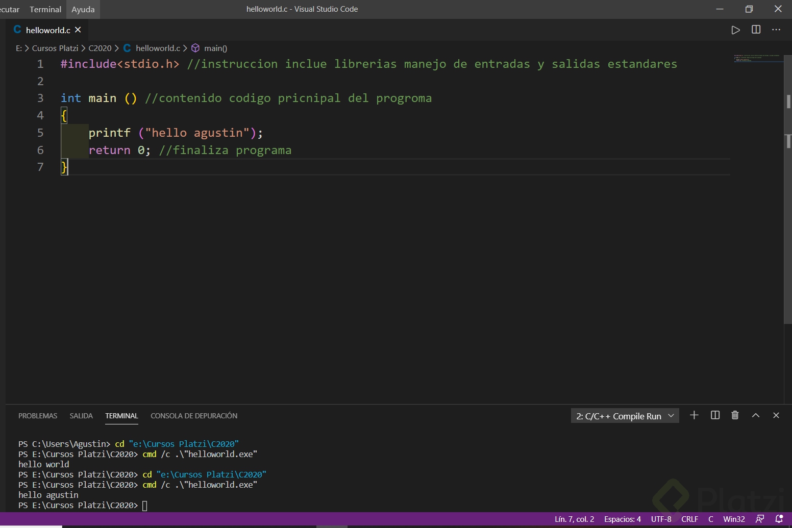 Instalando C En Windows Instalando C En Windows