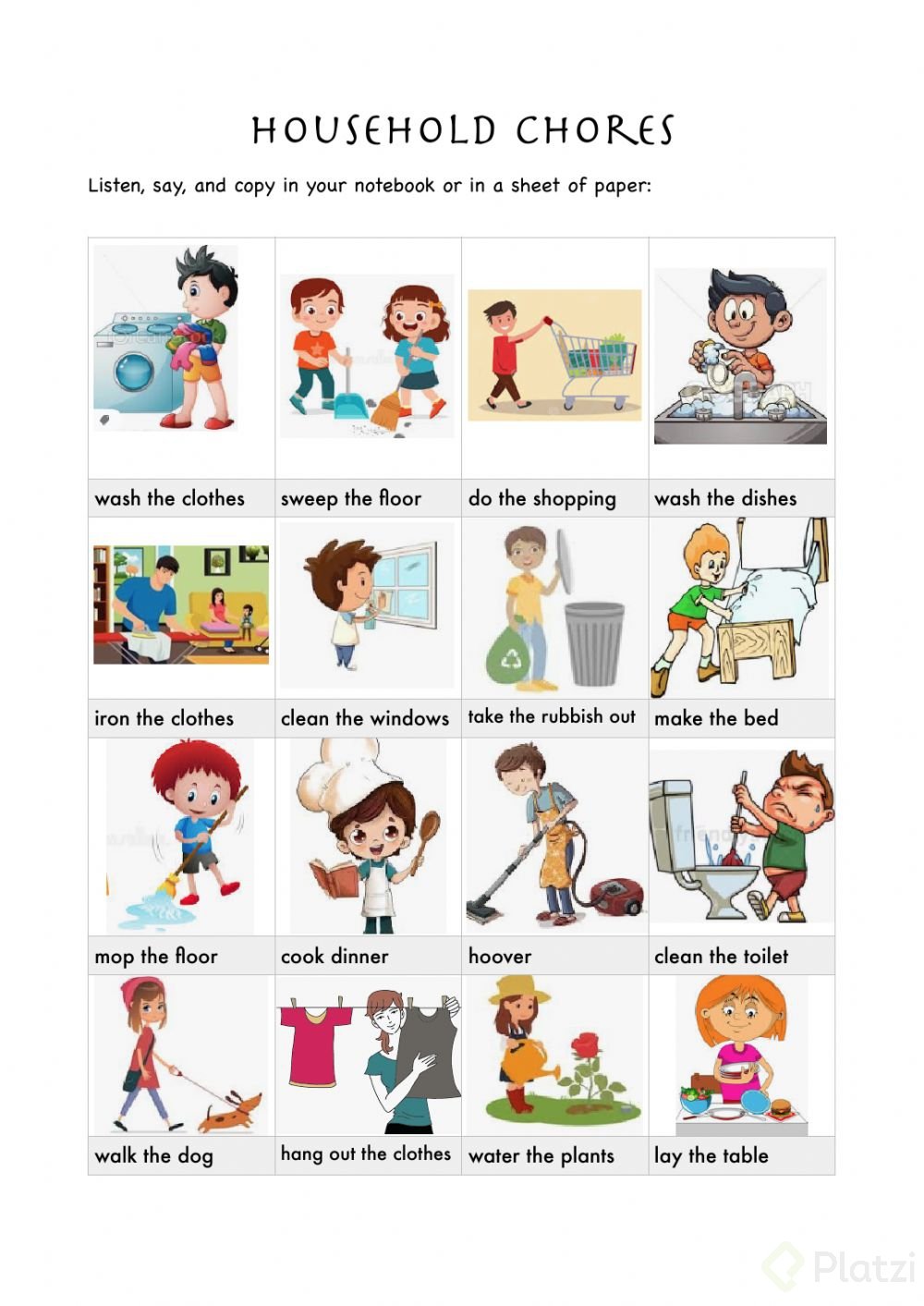 household-chores-platzi
