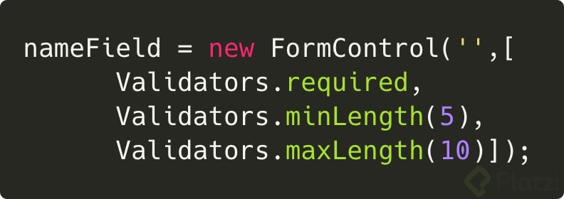angular forms validaciones