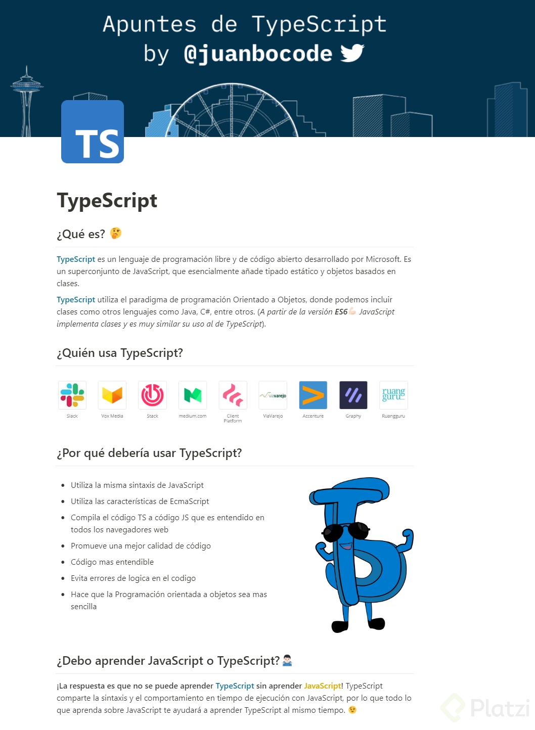 El Lenguaje De Programación TypeScript - Platzi