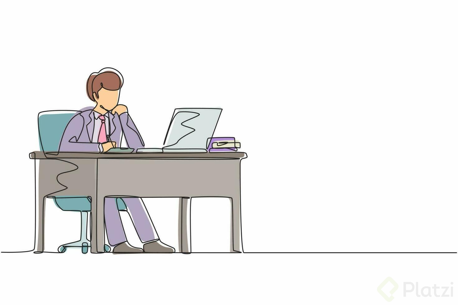 single-continuous-line-drawing-businessman-writing-sitting-in-front-of-laptop-at-table-young-male-studying-and-writing-in-notebook-at-desk-in-front-of-computer-one-line-draw-graphic-design-vector.jpg