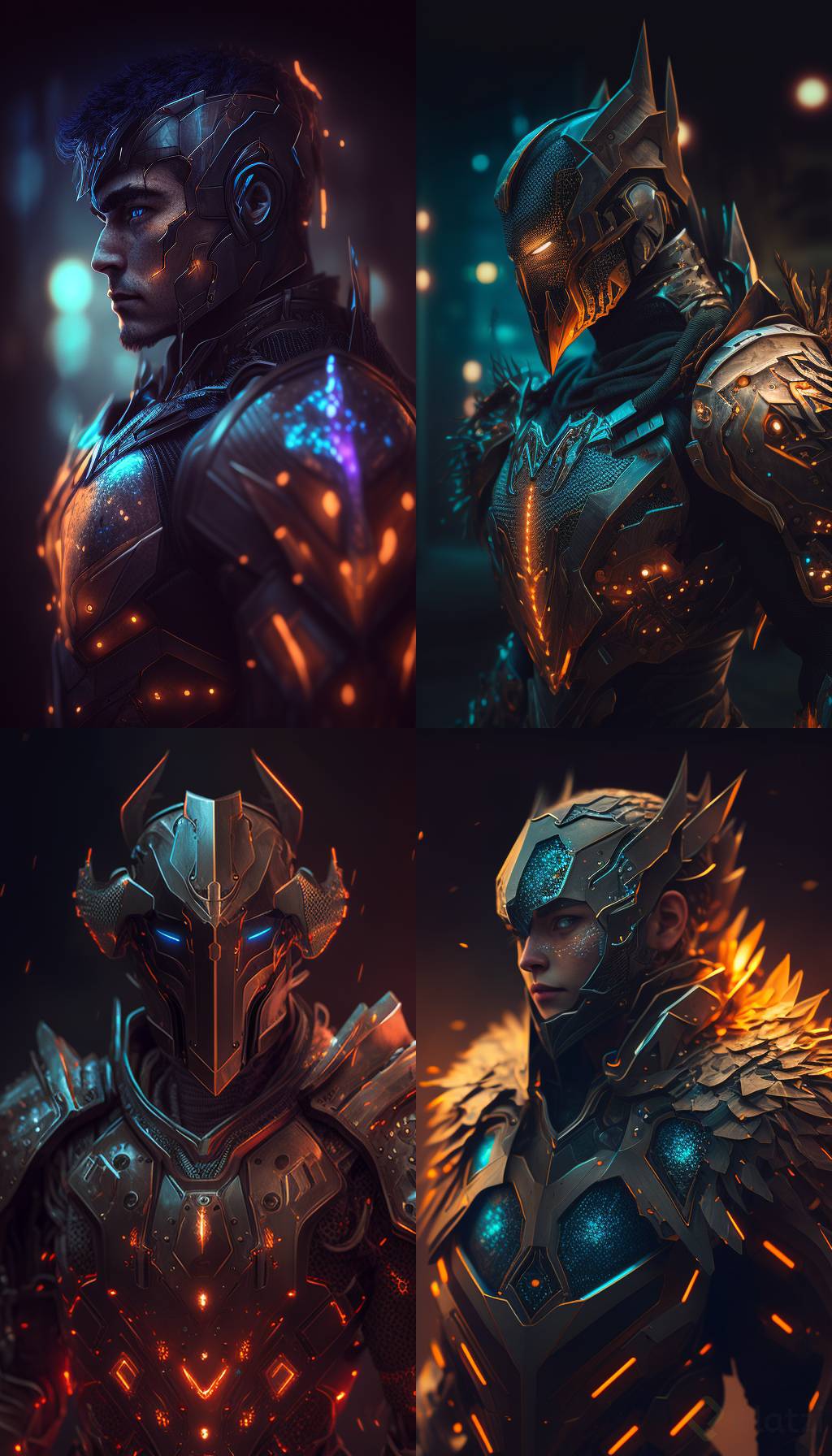soyeldany_Portrait_of_futuristic_warrior_in_hexagon_armor_night_7a87838d-a854-44c3-9540-1fe348fb65f0.png