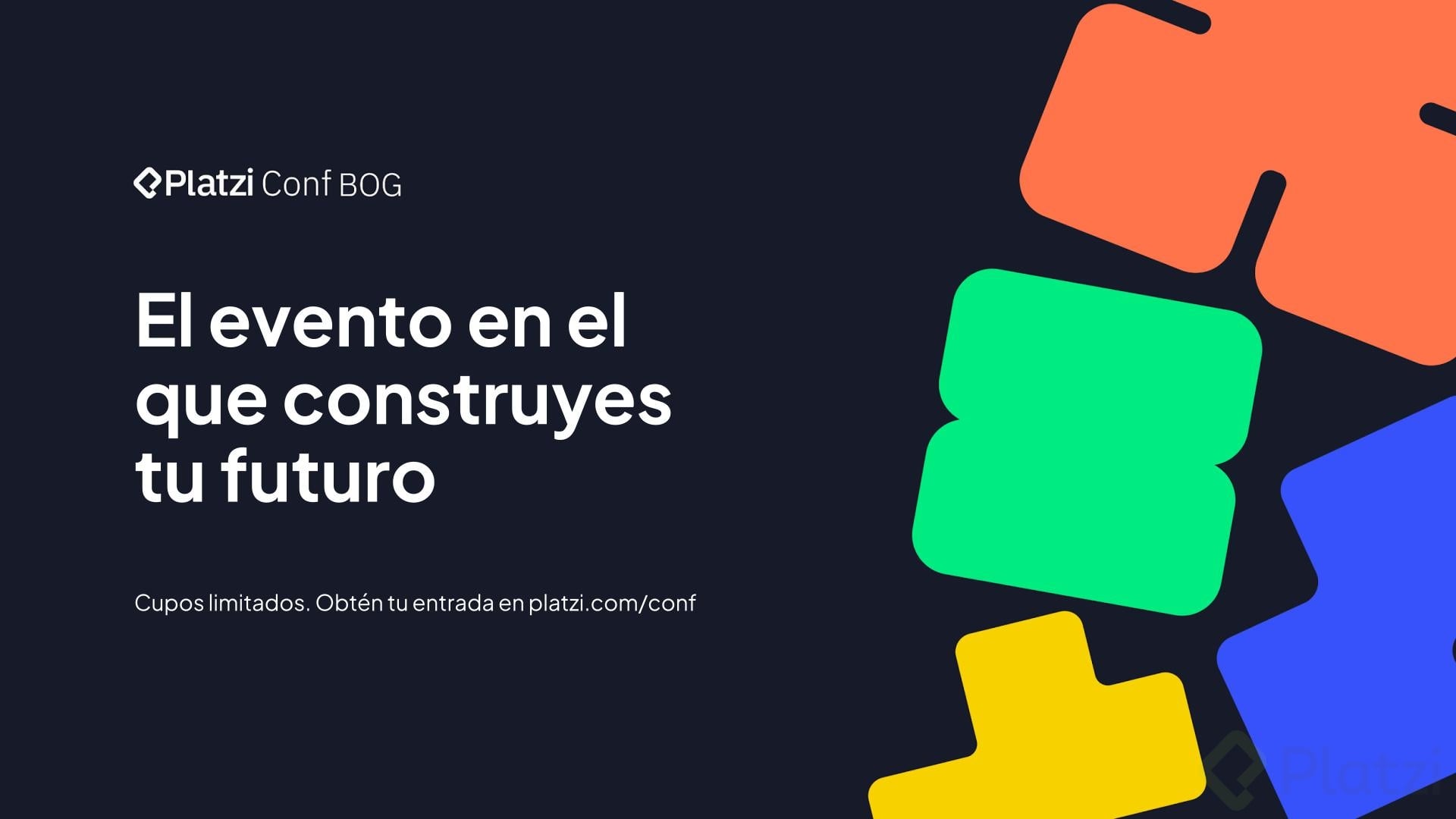 Invitación a Platzi Conf bogota