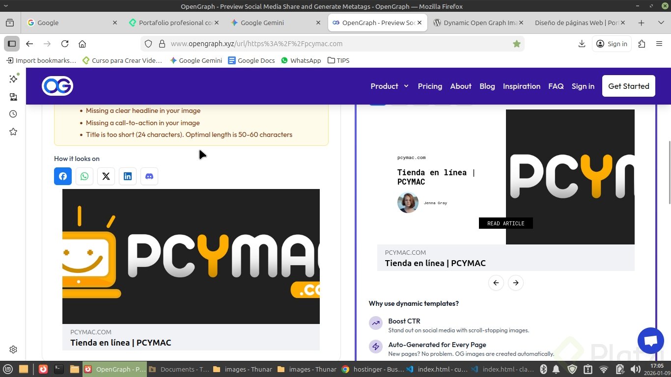 Imagen de un ejemplo de como se ve OG