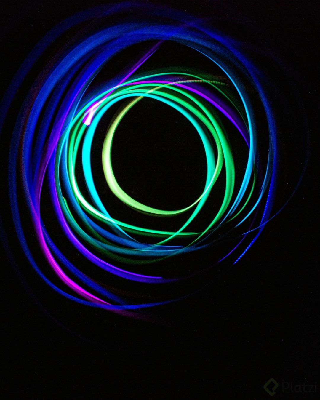 Aro de luz con light painting