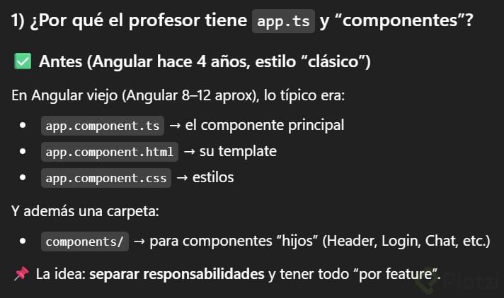 ANGULAR viejo con "component"