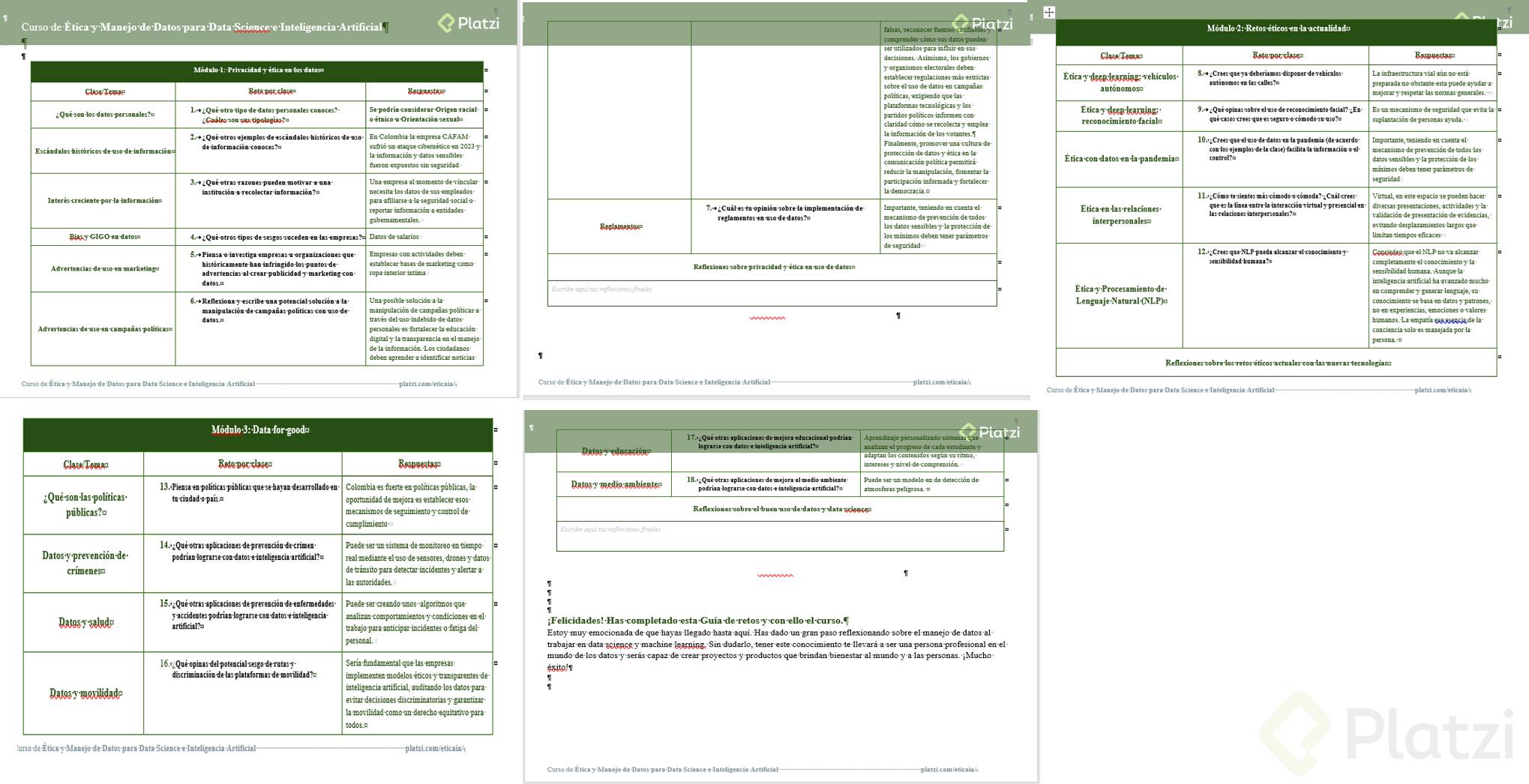 Curso de Ética y Manejo de Datos para Data Science e Inteligencia Artificial