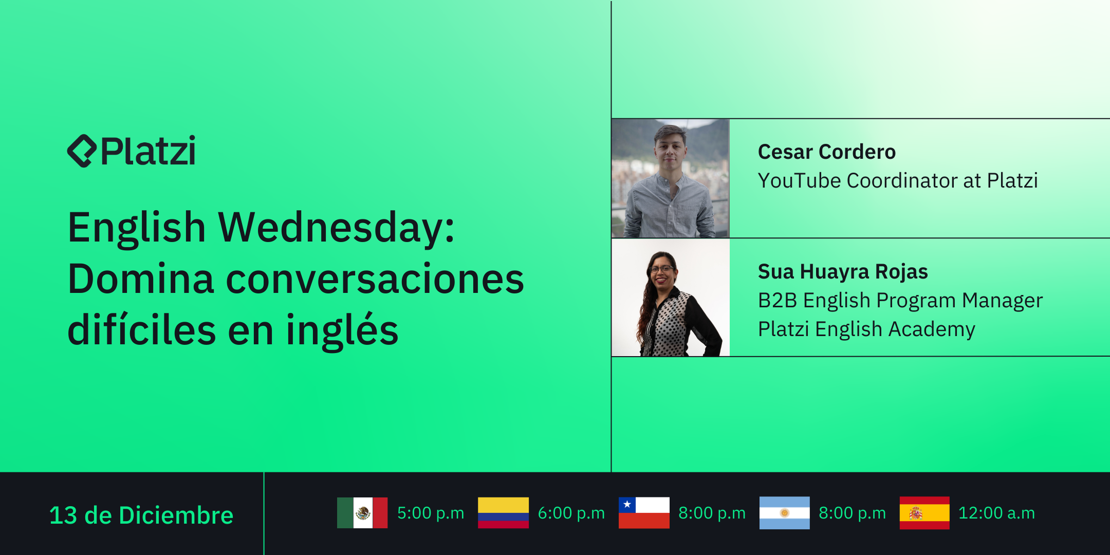 Fos Inles English Wednesday: Domina conversaciones difíciles en inglés
